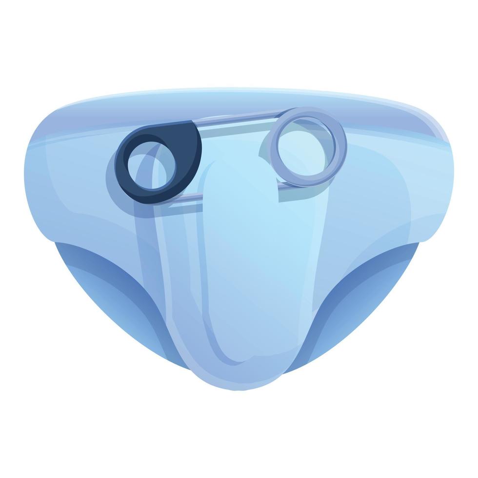 Nappy icon, cartoon style vector