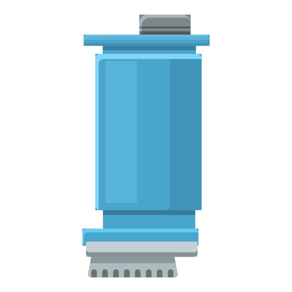 Plastic pump icon, cartoon style vector