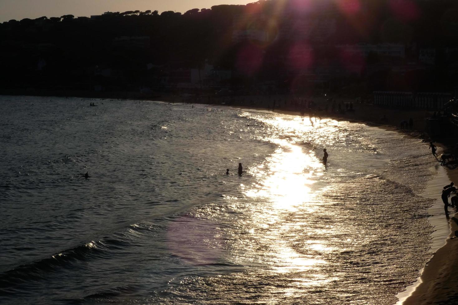 Beaches of the Costa Brava, S'agaro, a town near Sant Feliu de Guixols and Playa de Aro photo