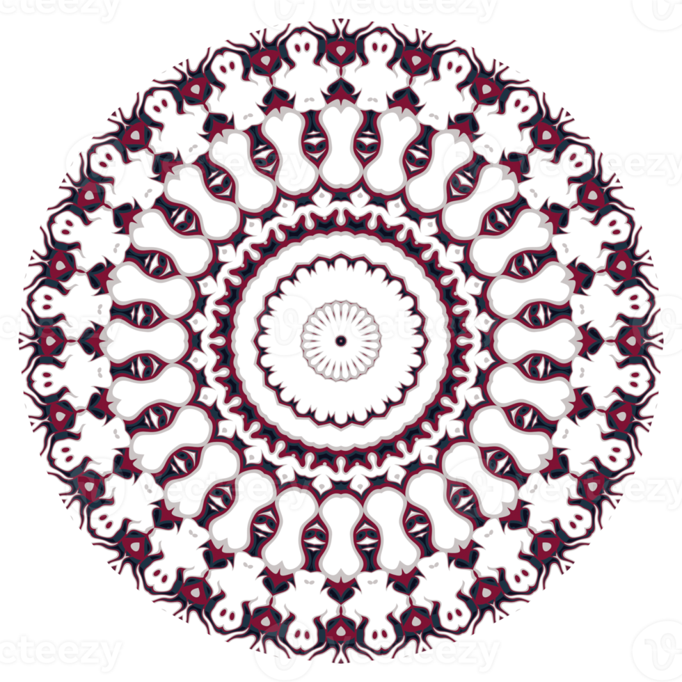 Abstract ornament pattern mandala png