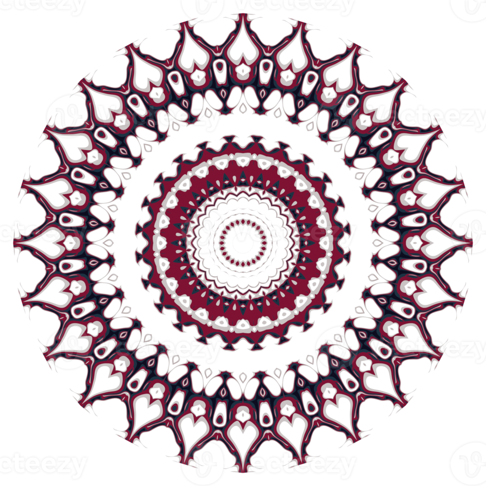 abstrakte Ornamentmuster-Mandala png