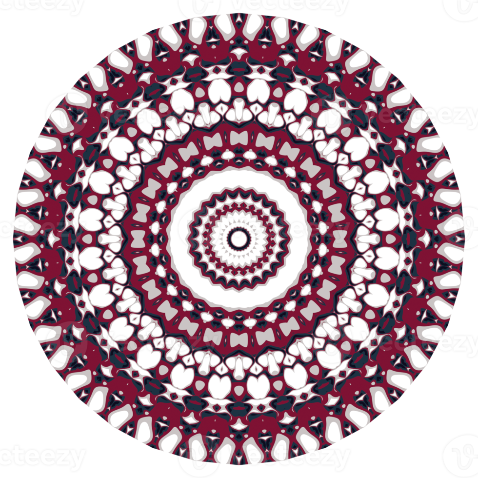 Abstract ornament pattern mandala png