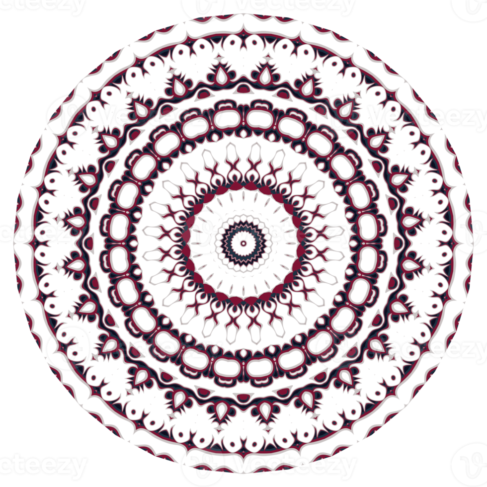 Abstract ornament pattern mandala png