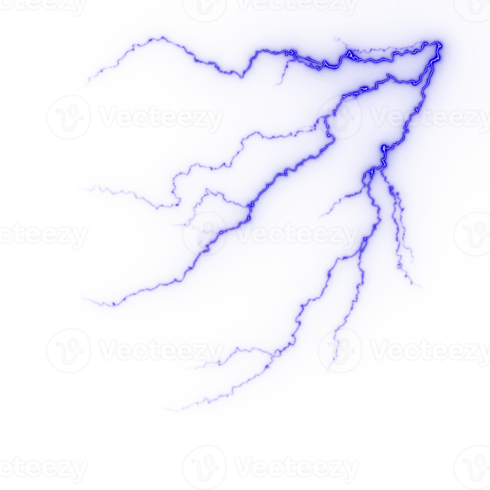 bliksem, natuurlijk licht effect, helder gloeiend. png