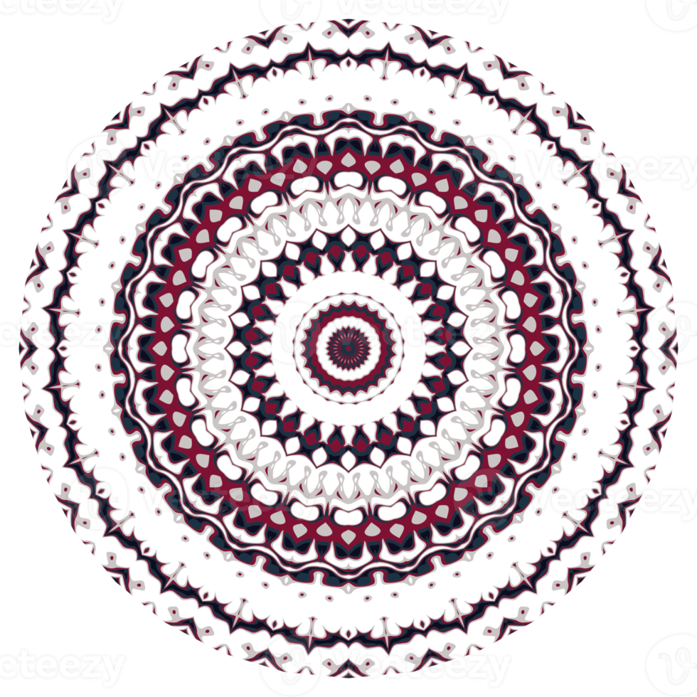 Abstract ornament pattern mandala png