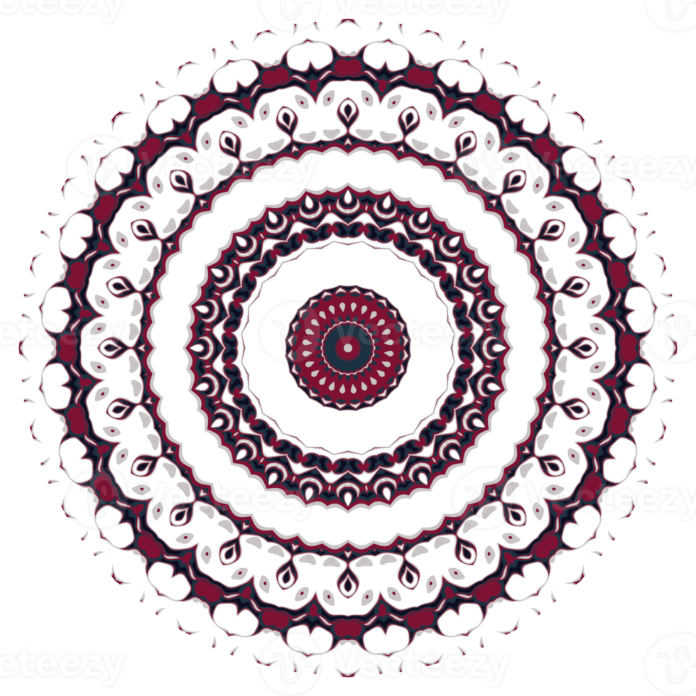 patrón de ornamento abstracto mandala png