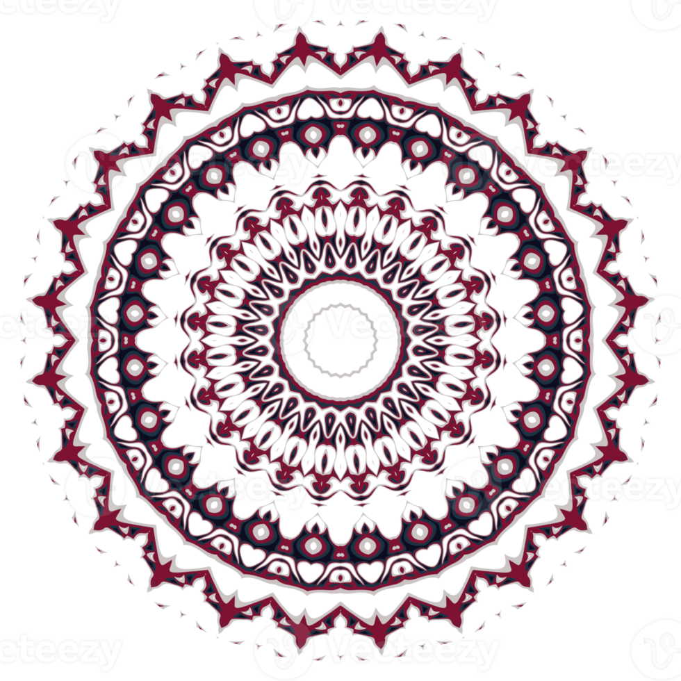 Abstract ornament pattern mandala png