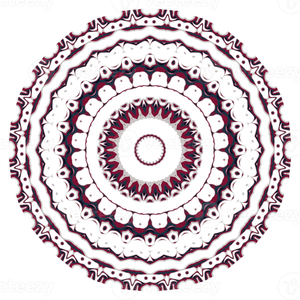 Abstract ornament pattern mandala png