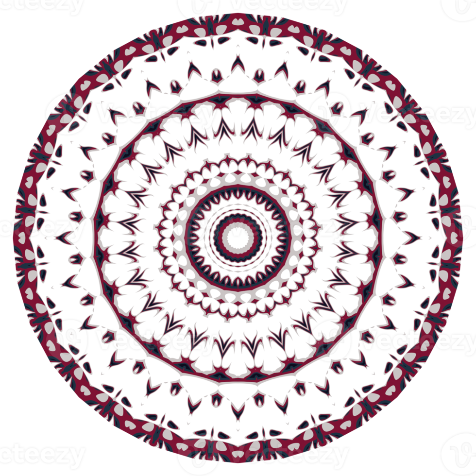 Abstract ornament pattern mandala png