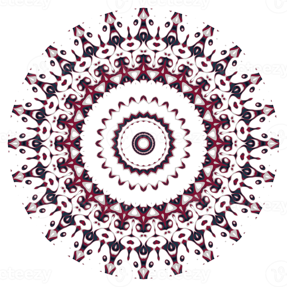 mandala de padrão de ornamento abstrato png