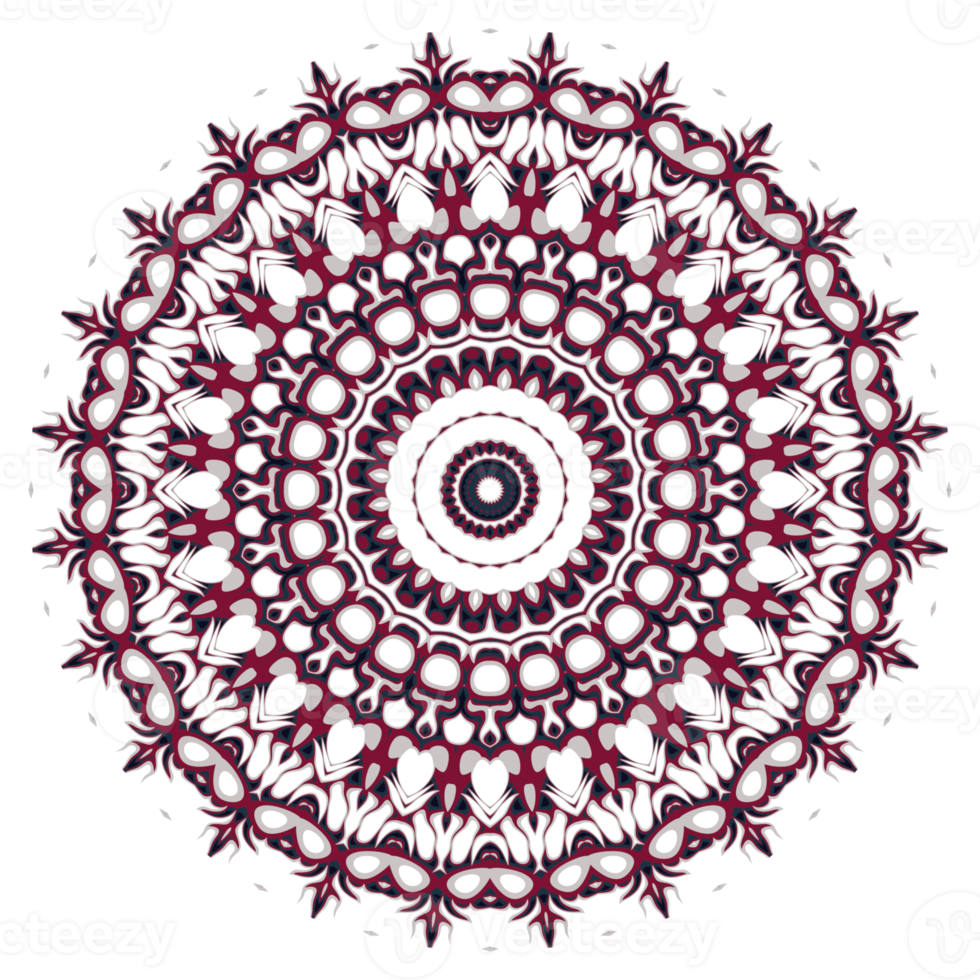 Abstract ornament pattern mandala png