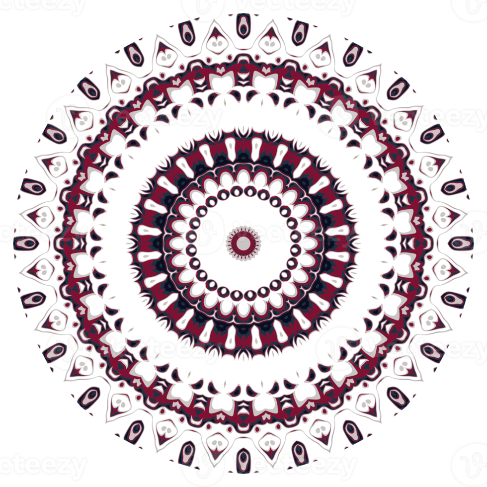 Abstract ornament pattern mandala png