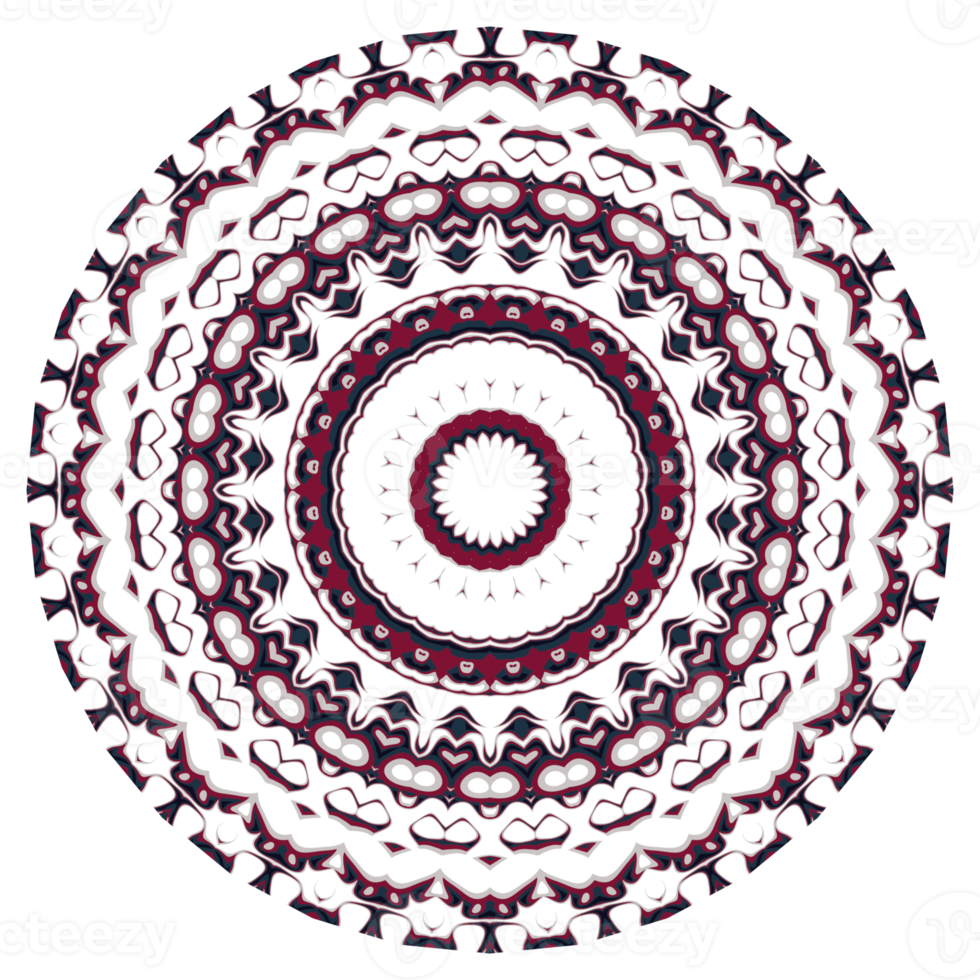 Abstract ornament pattern mandala png