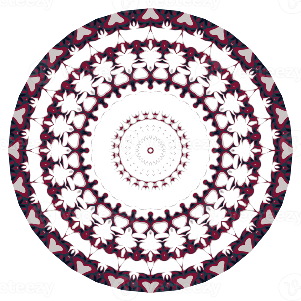 Abstract ornament pattern mandala png