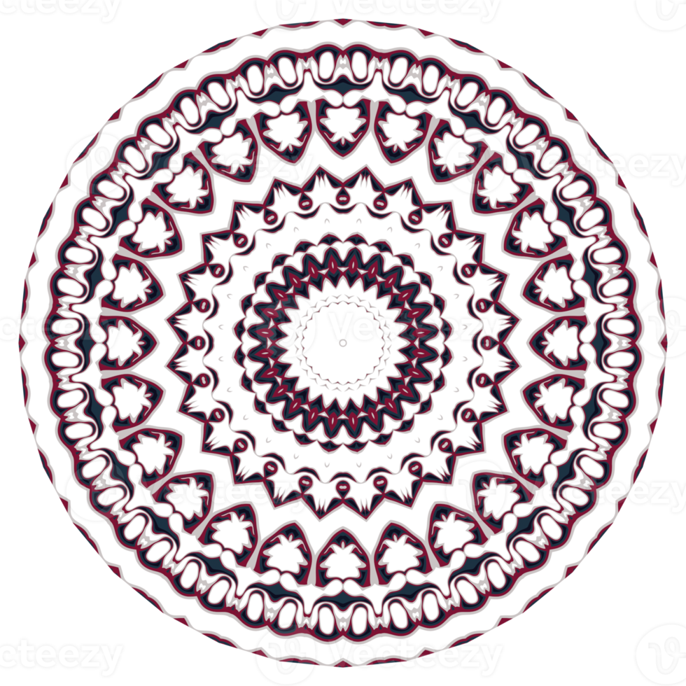 Abstract ornament pattern mandala png