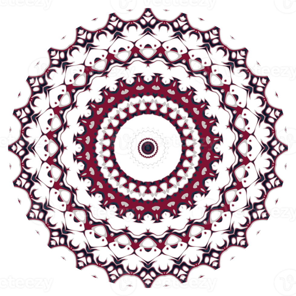 Abstract ornament pattern mandala png