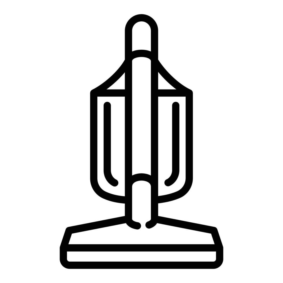 icono de aspiradora de mano, estilo de esquema vector