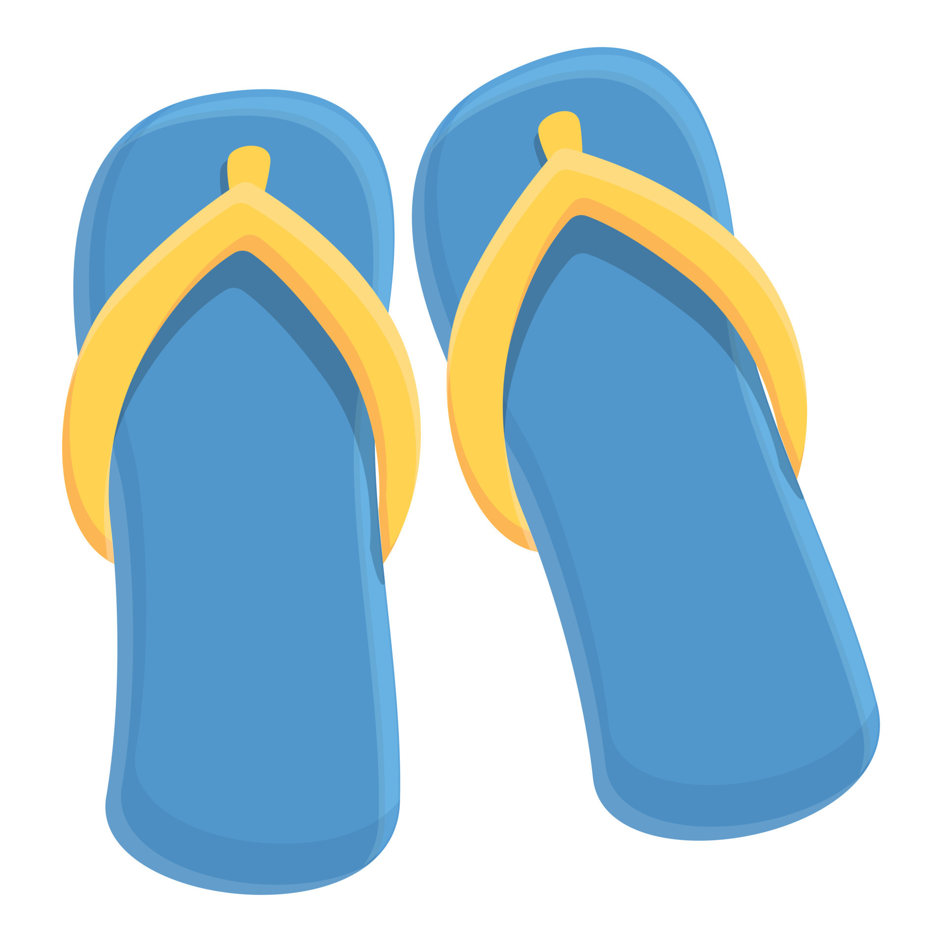 Summer beach slippers icon, cartoon style 14255704 Vector Art at Vecteezy