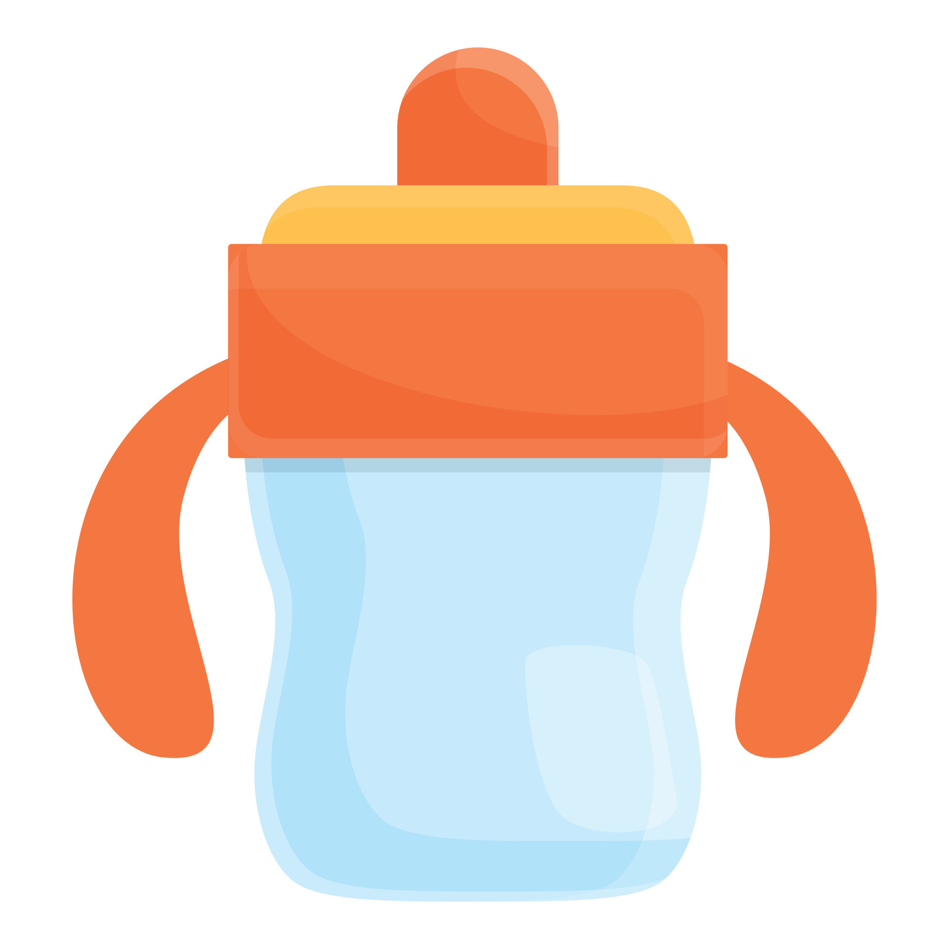 Baby milk bottle icon, cartoon style 14255888 Vector Art at Vecteezy