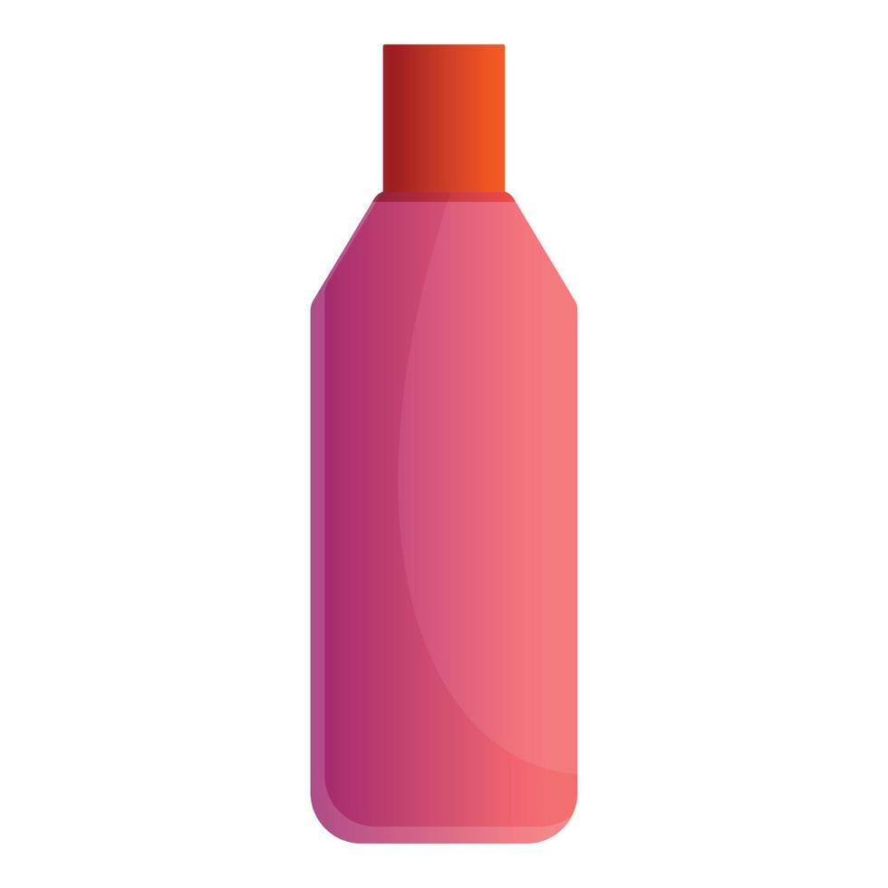 Conditioner bottle icon, cartoon style vector