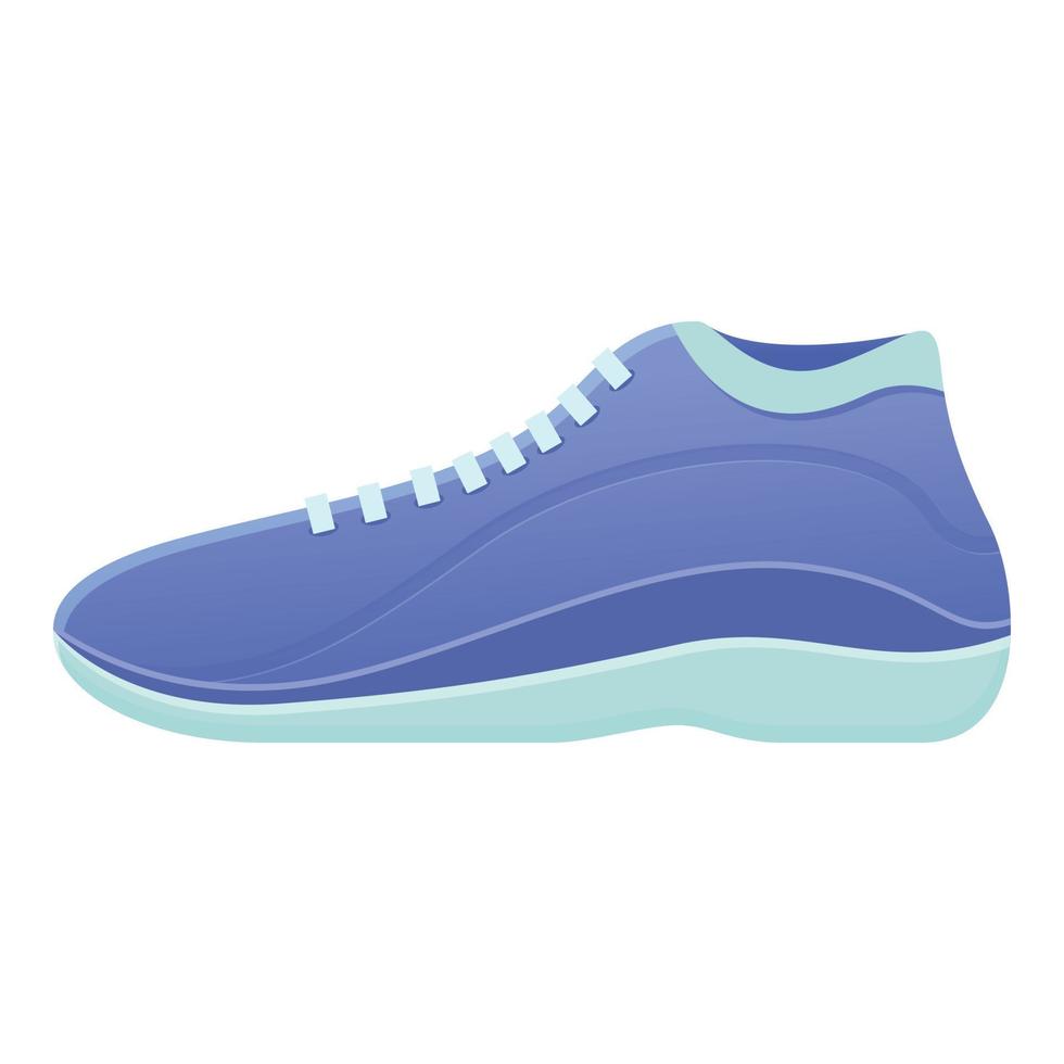 icono de zapatillas deportivas, estilo de dibujos animados vector