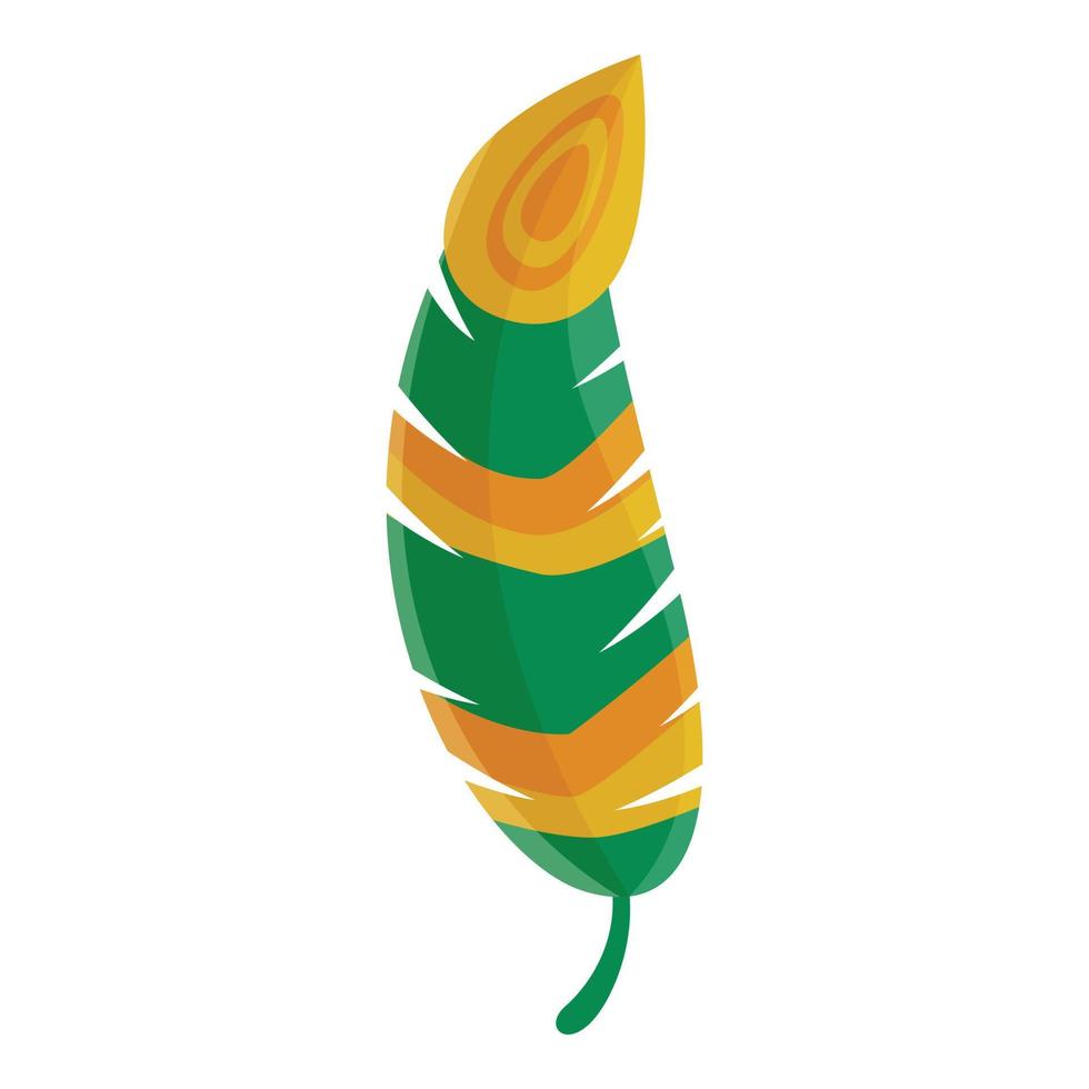 icono de pluma de gracia, estilo de dibujos animados vector