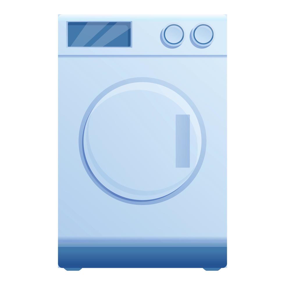 Hygiene tumble dryer icon, cartoon style vector