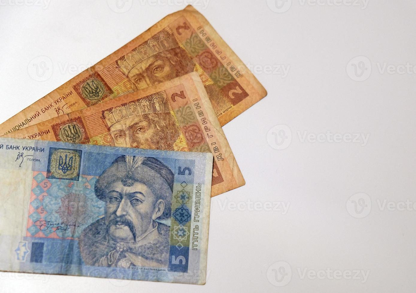 Ukrainian hryvnia. Ukrainian money photo