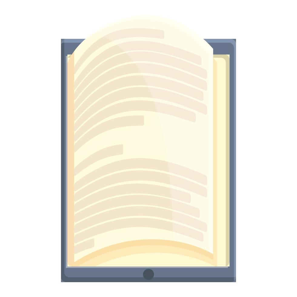 E-book new application icon, cartoon style vector