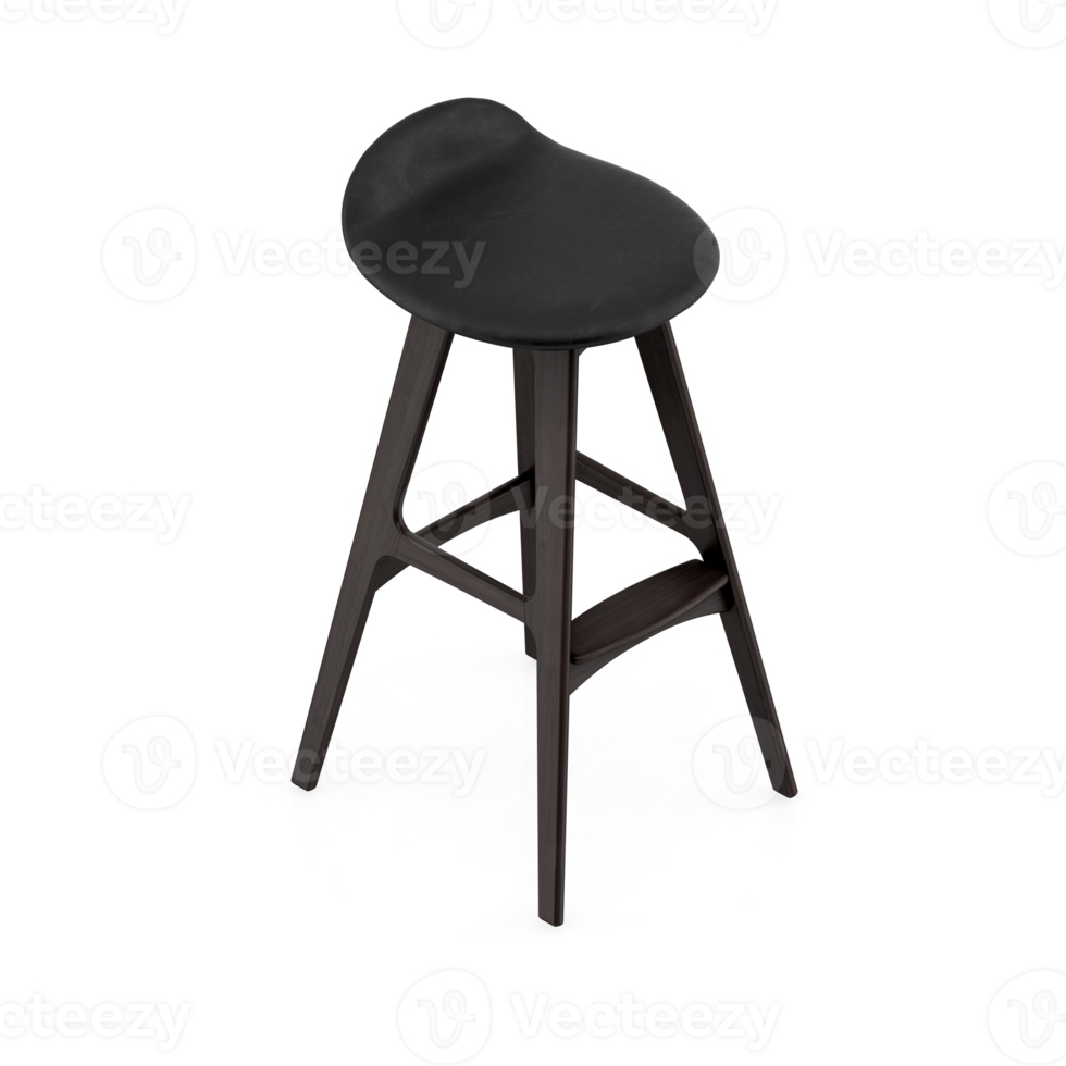 Isometric Chair 3D isolated rendering png