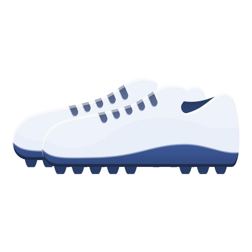 icono de botas de fútbol con picos, estilo de dibujos animados vector