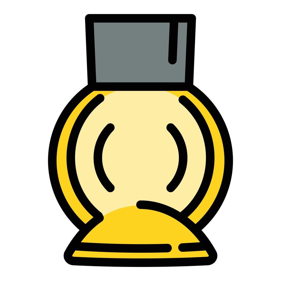 icono de perfume de colonia, estilo de contorno vector