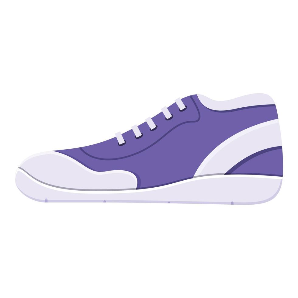 Sport sneakers icon, cartoon style vector