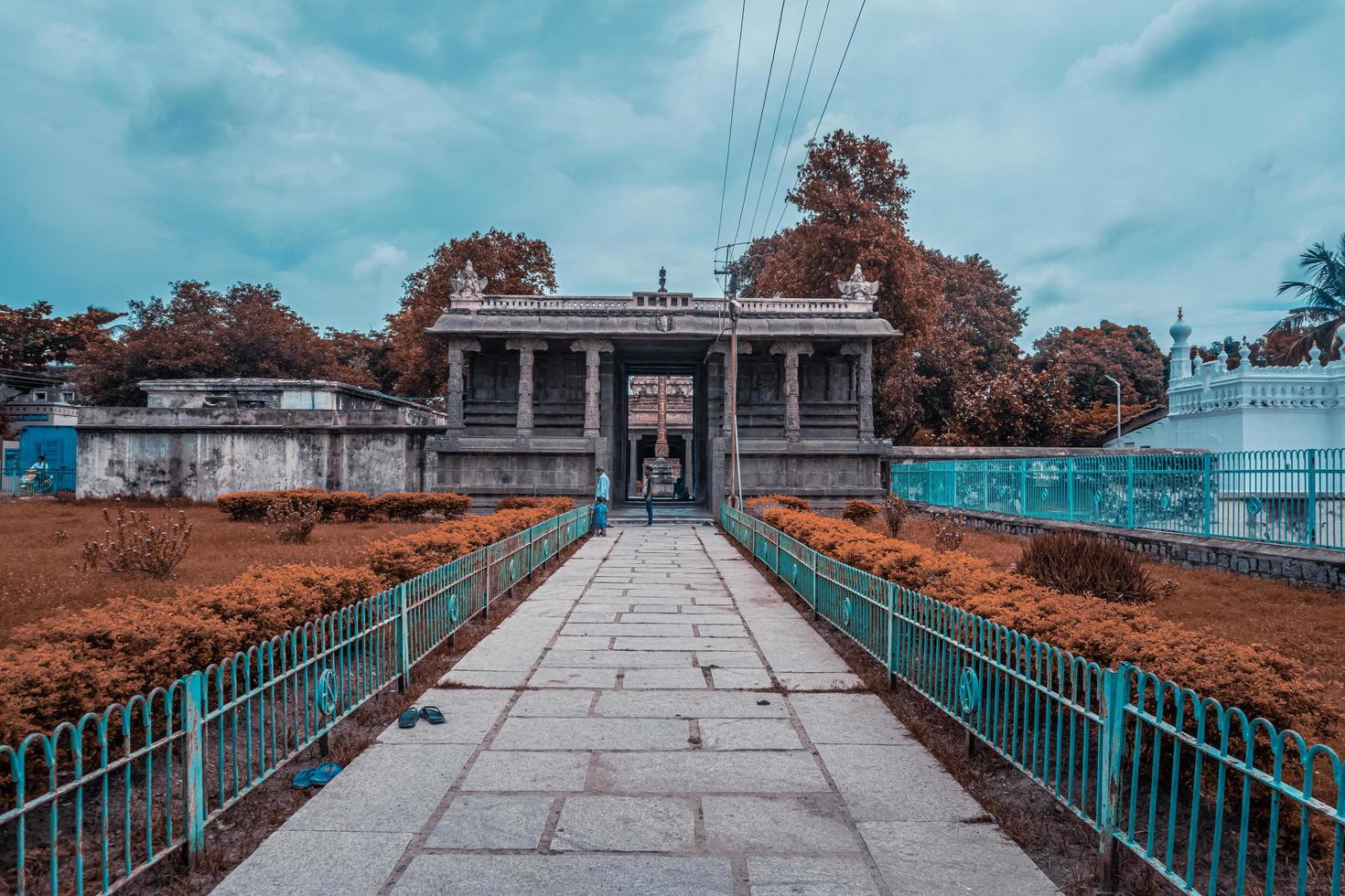 Thiru Parameswara Vinnagaram or Vaikunta Perumal Temple is a temple dedicated to Vishnu, located in Kanchipuram in the South Indian state of Tamil Nadu - One of the best archeological sites in India photo