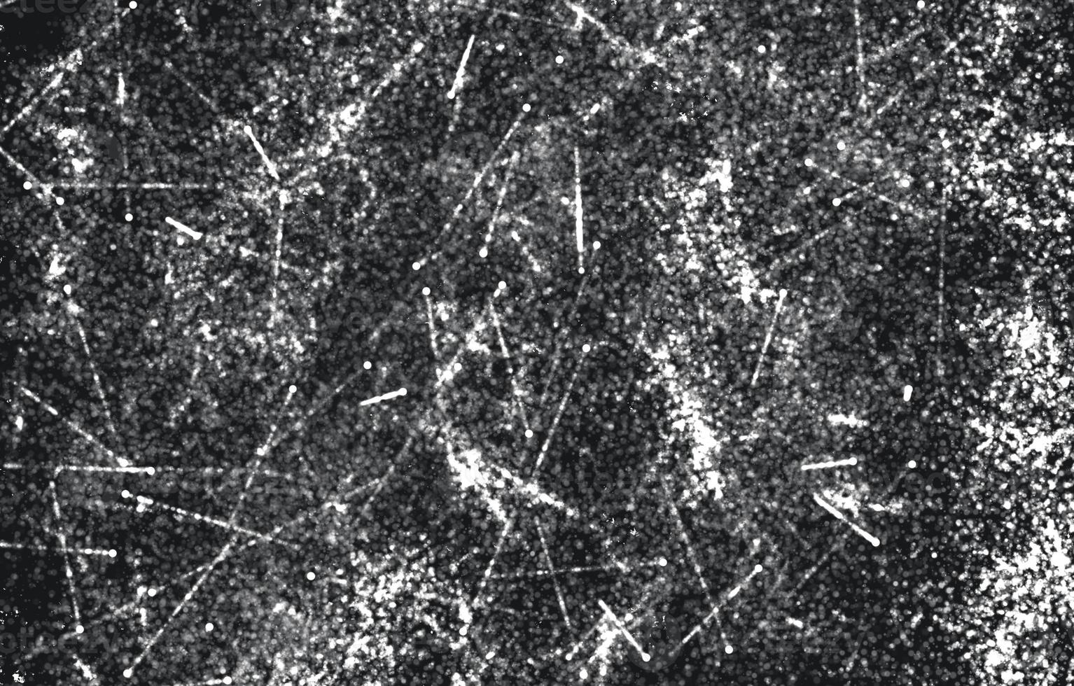 Dark Messy Dust Overlay Distress Background. Easy To Create Abstract Dotted, Scratched, Vintage Effect With Noise And Grain photo