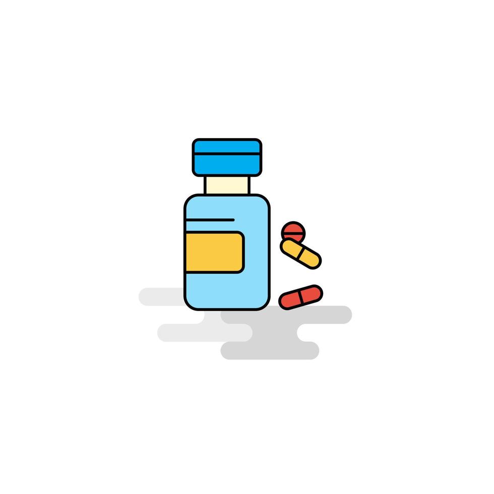 Flat Medicine Icon Vector