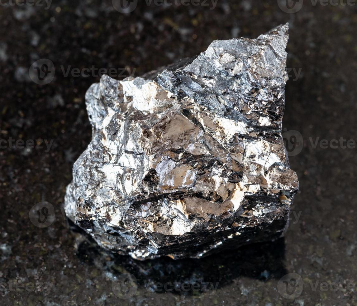 rough bituminous coal black coal on black photo