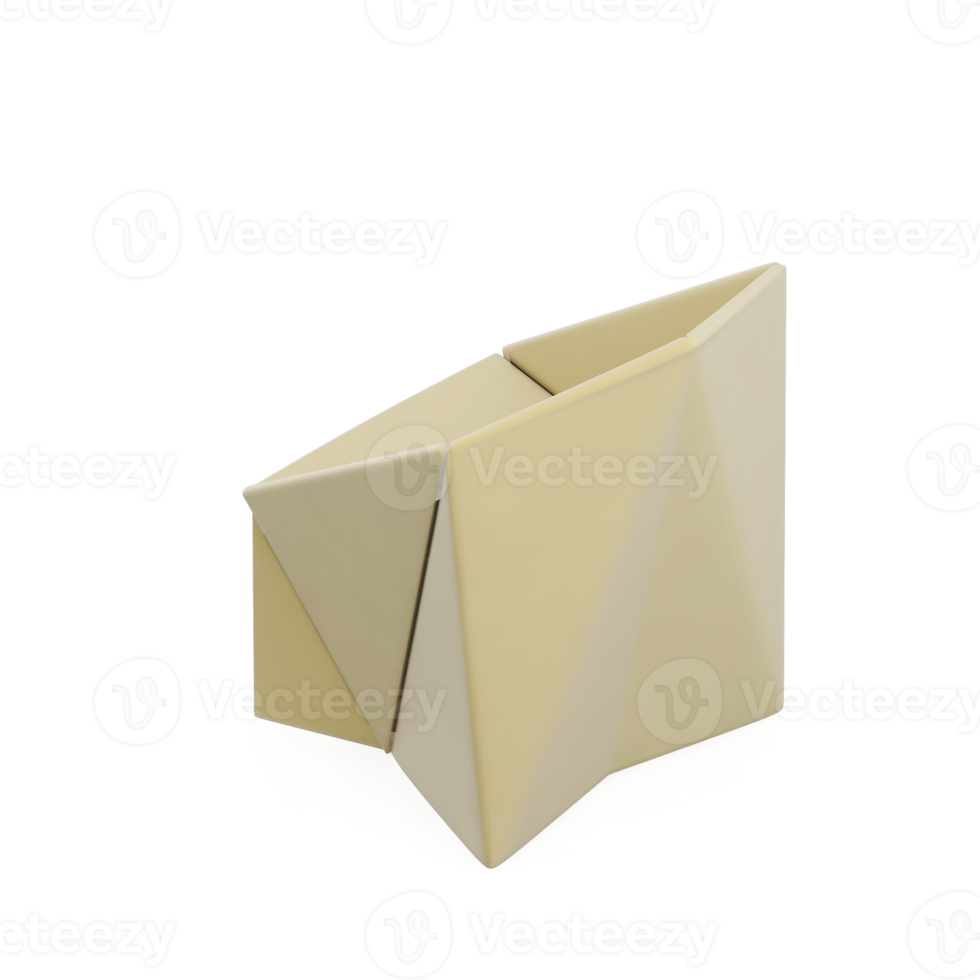 Isometric Chair 3D isolated rendering png