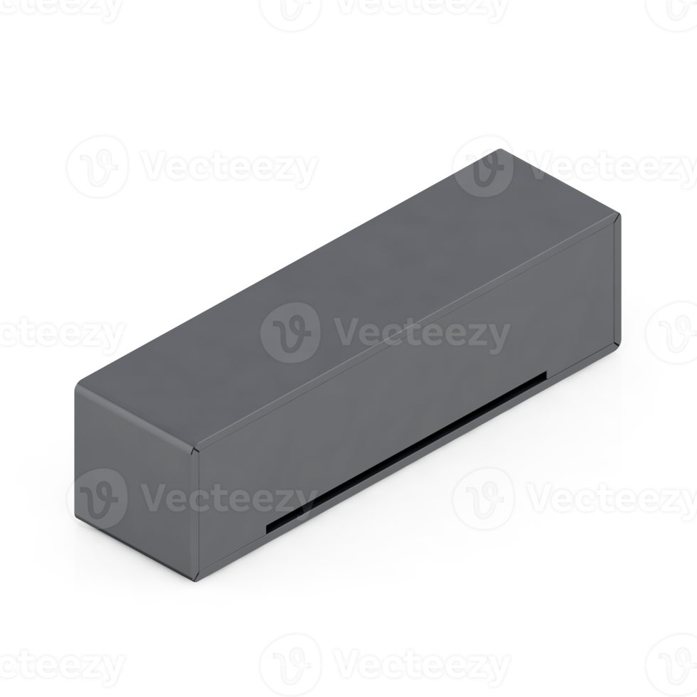 Isometric Cabinet 3D render png