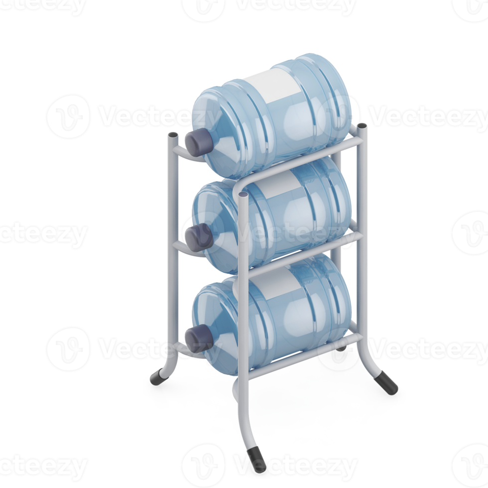 isometrisk vatten dispenser 3d framställa png