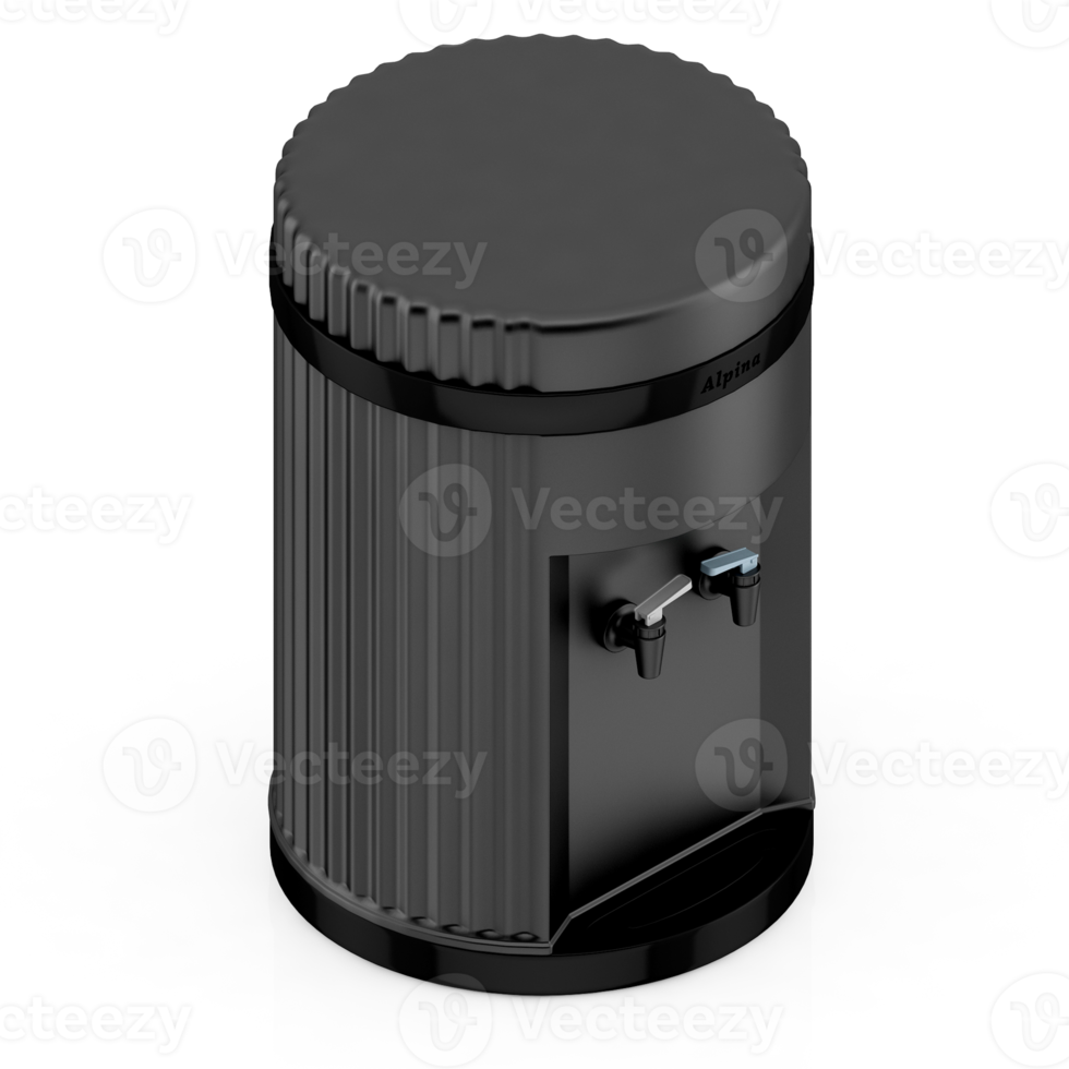 Isometric Water Dispenser 3D render png