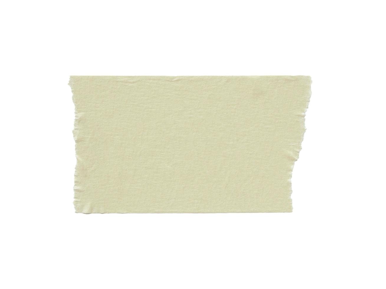 torn masking tape isolated on white photo