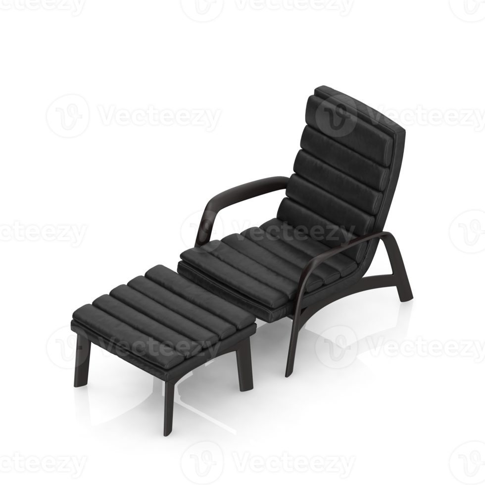 isometrische fauteuil geïsoleerd 3d geven png