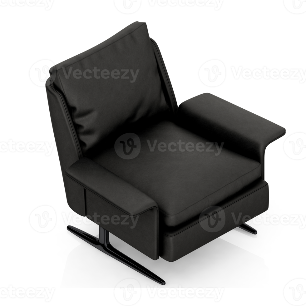 Isometric Armchair Isolated 3D render png