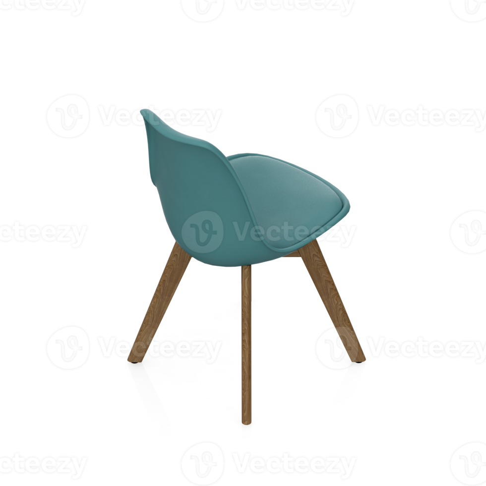 Isometric Chair 3D isolated rendering png
