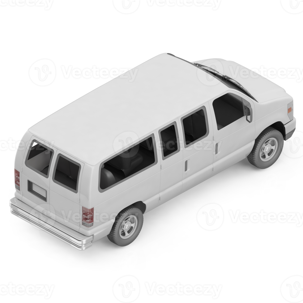 Isometric vehicle 3D Render png