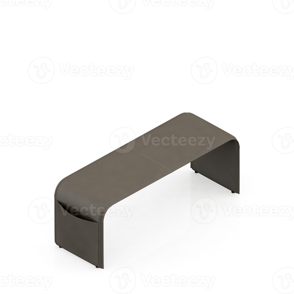 Isometric Table Set 3D render png
