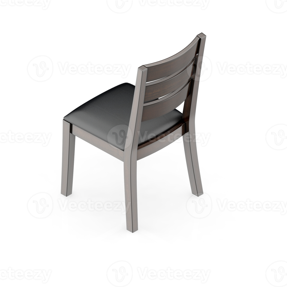 Isometric Chair 3D isolated rendering png