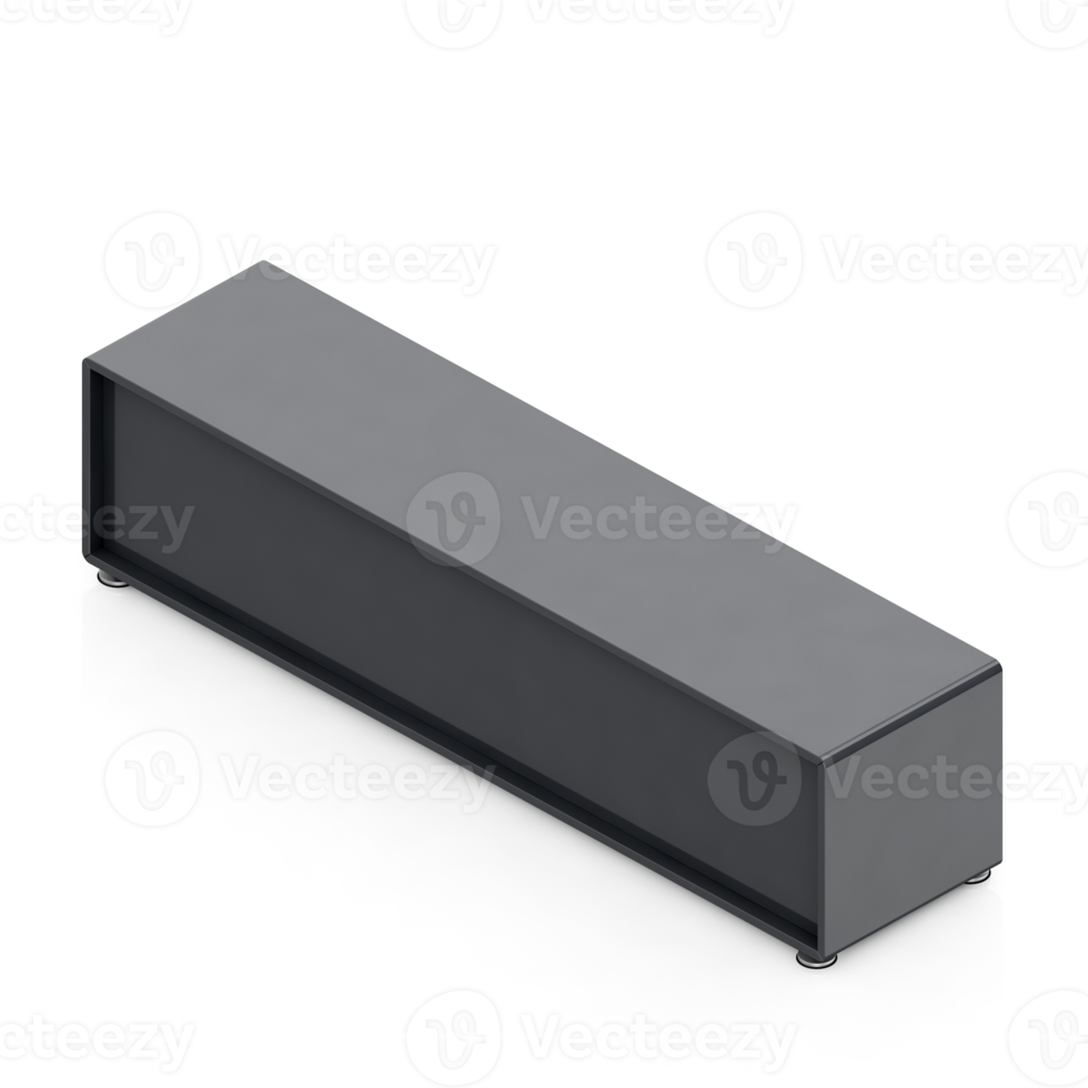 Isometric Cabinet 3D render png