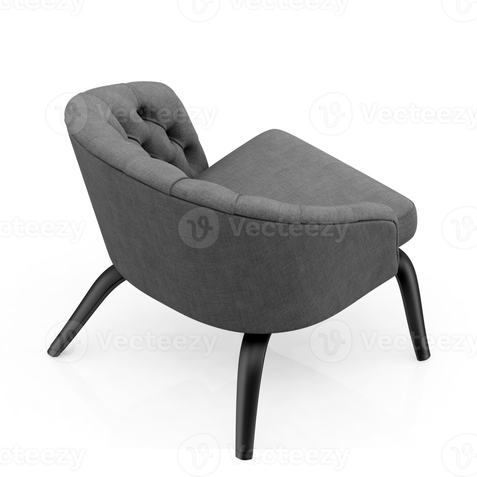 Isometric Armchair Isolated 3D render png